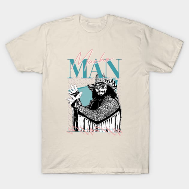 Macho Man - 90s Style T-Shirt by DankyDevito